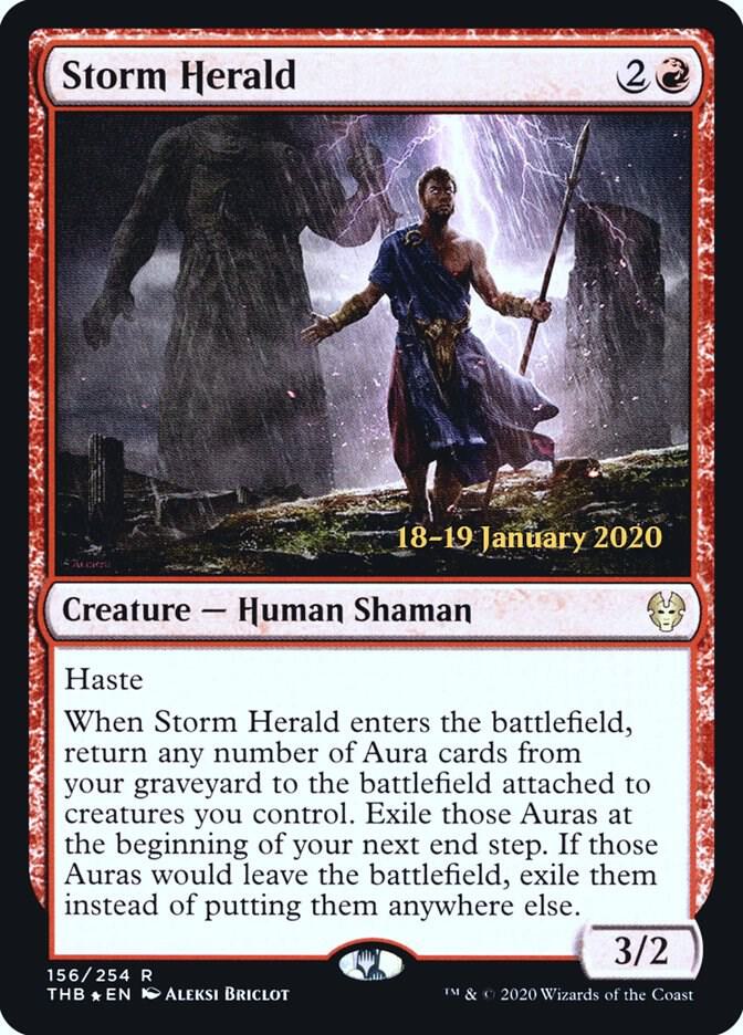 Storm Herald 156 card from Prerelease Cards