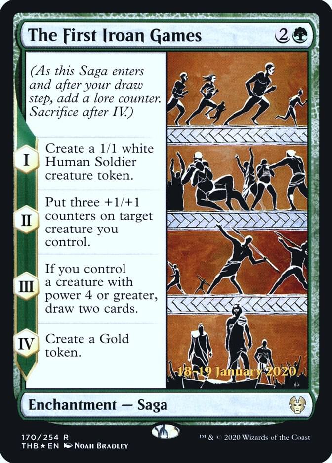 The First Iroan Games 170 card from Prerelease Cards