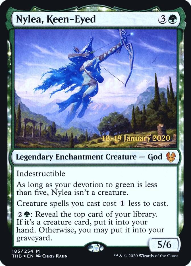 Nylea, Keen-Eyed 185 card from Prerelease Cards