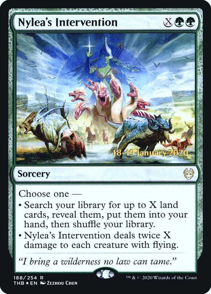 Nylea's Intervention 188 card from Prerelease Cards
