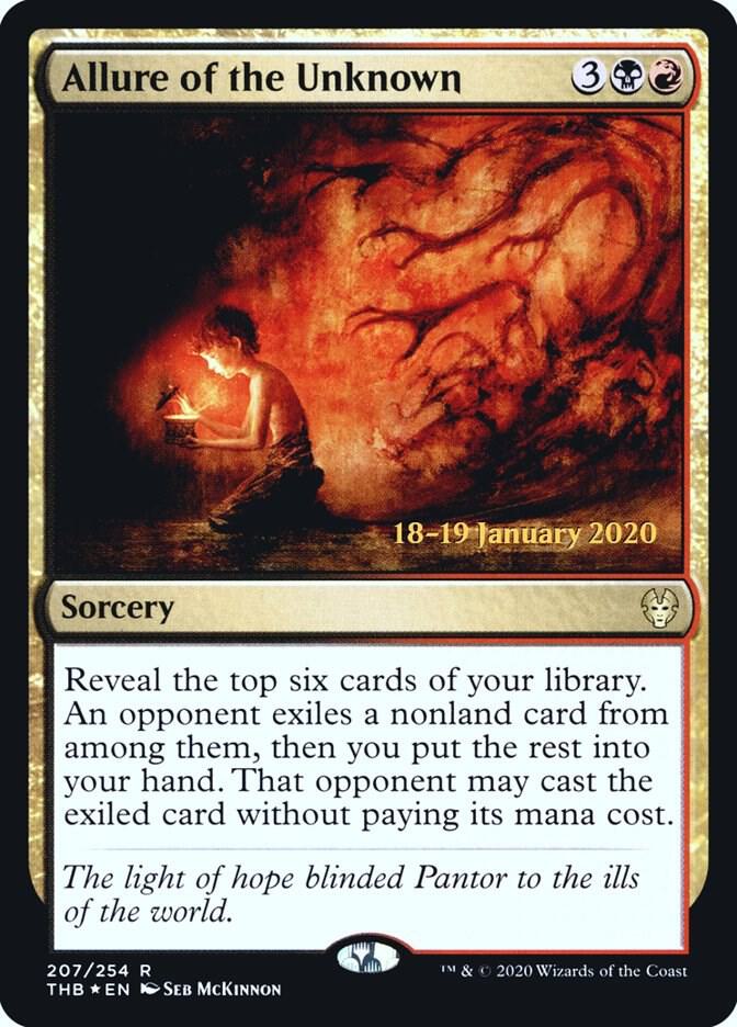 Allure of the Unknown 207 card from Prerelease Cards