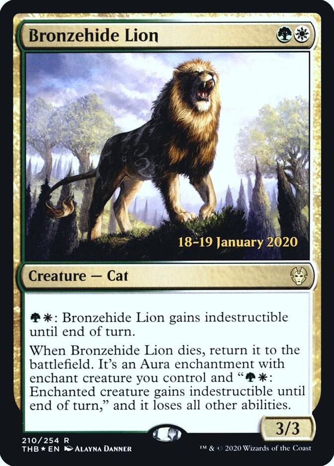 Bronzehide Lion 210 card from Prerelease Cards