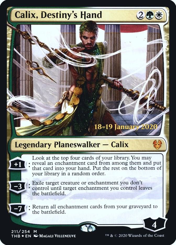 Calix, Destiny's Hand 211 card from Prerelease Cards