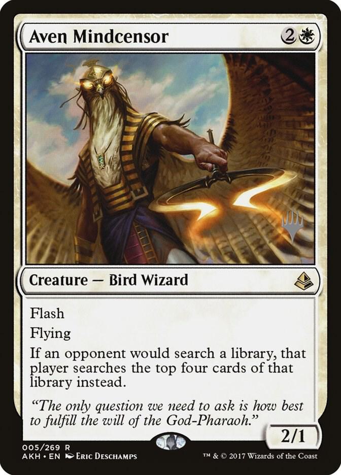 Aven Mindcensor 5 card from Promo Pack: Theros Beyond Death