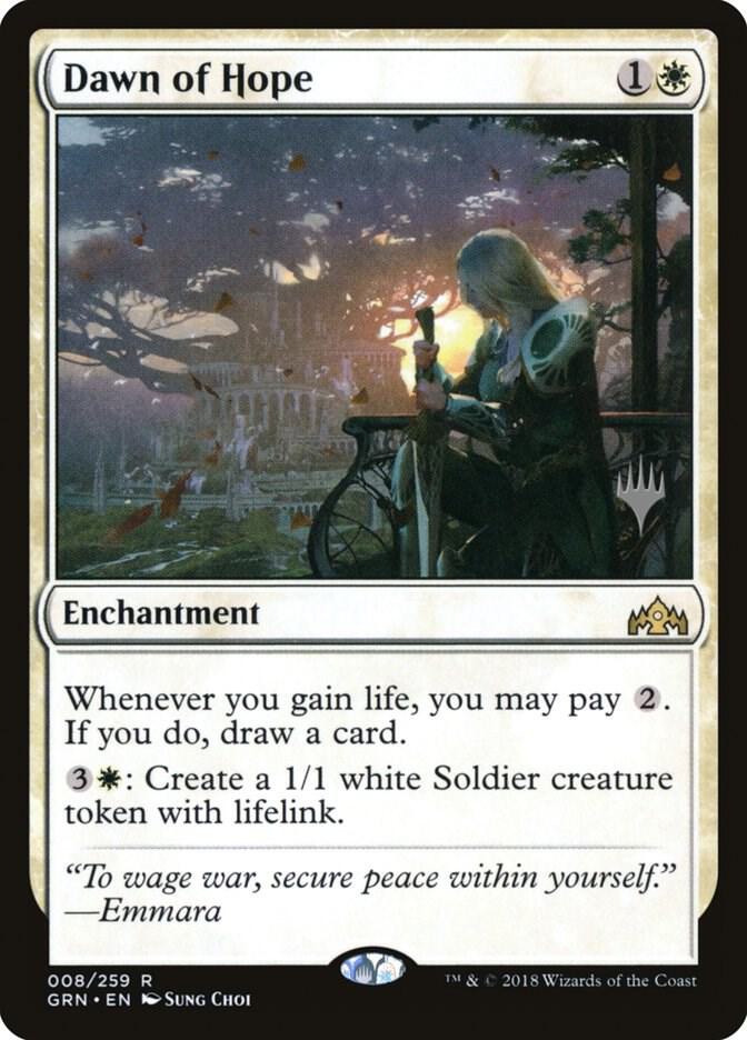 Dawn of Hope 8 card from Promo Pack: Theros Beyond Death