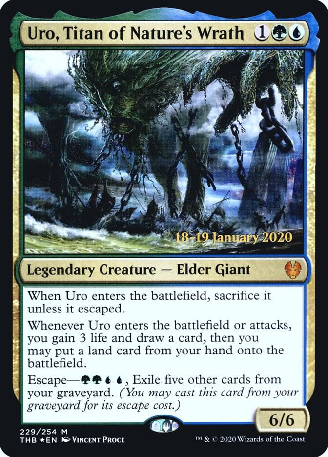 Uro, Titan of Nature's Wrath 229 card from Prerelease Cards