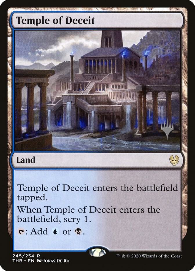Temple of Deceit 245 card from Promo Pack: Theros Beyond Death