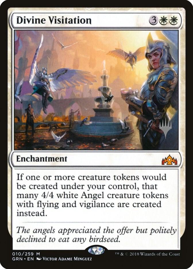 Divine Visitation 10 card from Promo Pack: Theros Beyond Death
