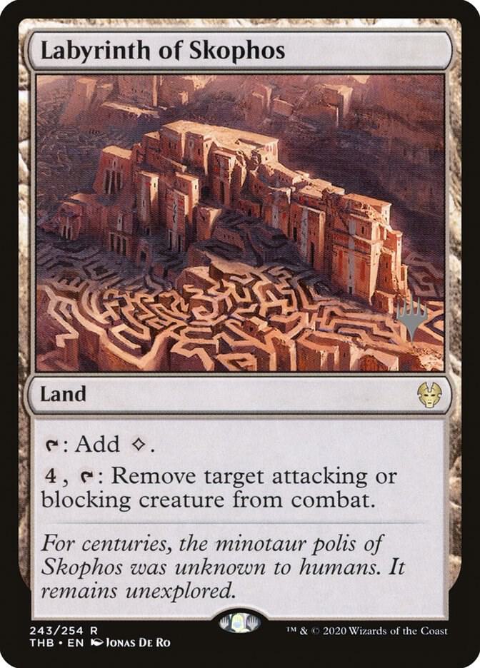Labyrinth of Skophos 243 card from Promo Pack: Theros Beyond Death