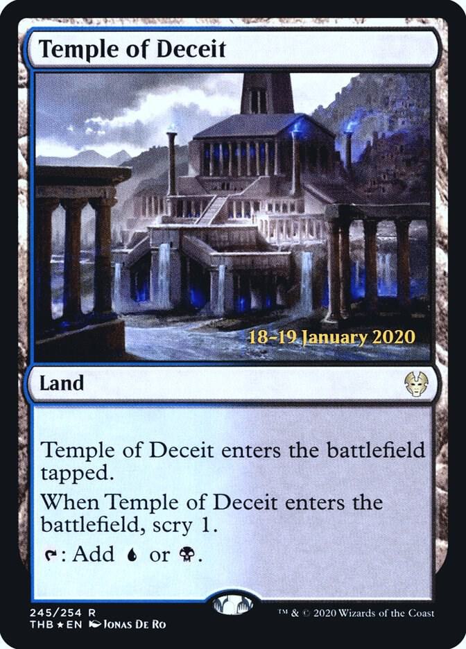 Temple of Deceit 245 card from Prerelease Cards