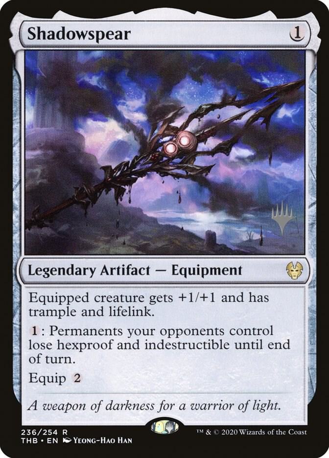 Shadowspear 236 card from Promo Pack: Theros Beyond Death