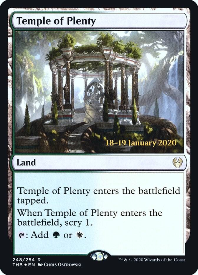 Temple of Plenty 248 card from Prerelease Cards
