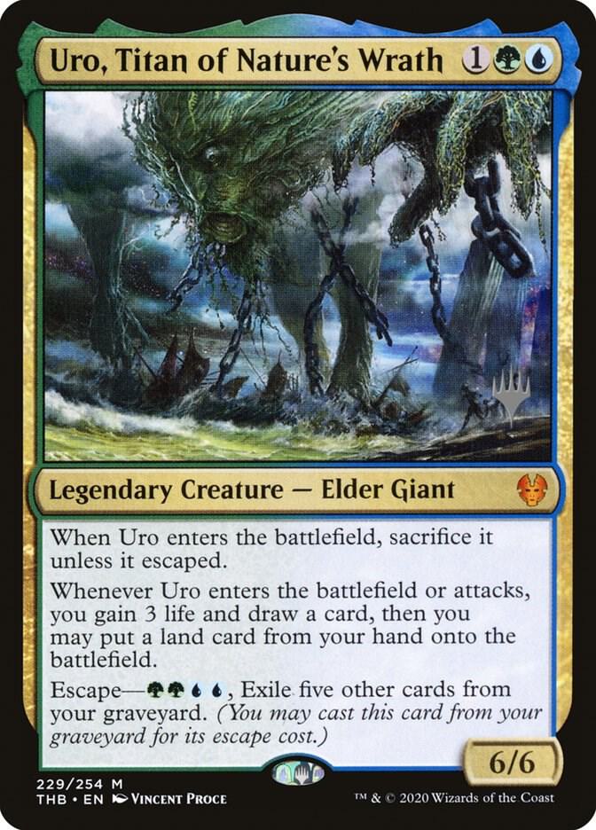 Uro, Titan of Nature's Wrath 229 card from Promo Pack: Theros Beyond Death