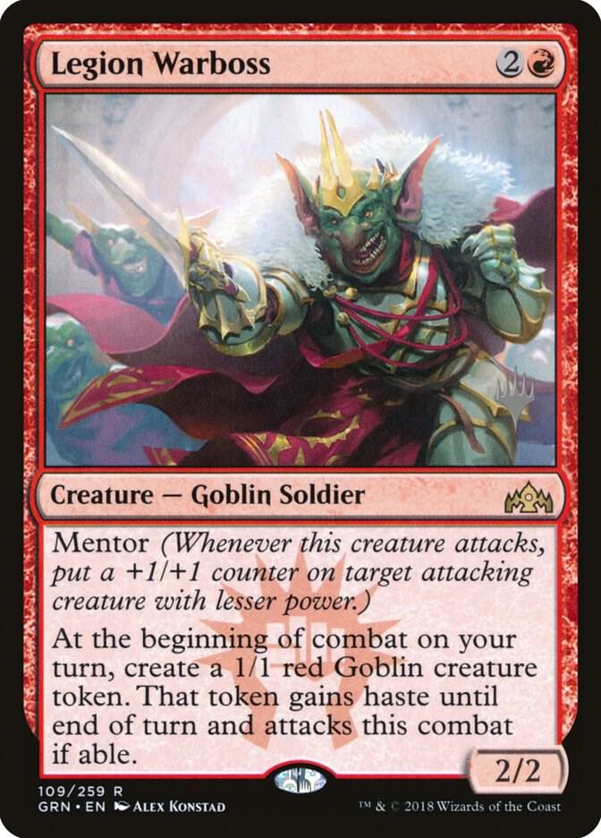 Legion Warboss 109 card from Promo Pack: Theros Beyond Death