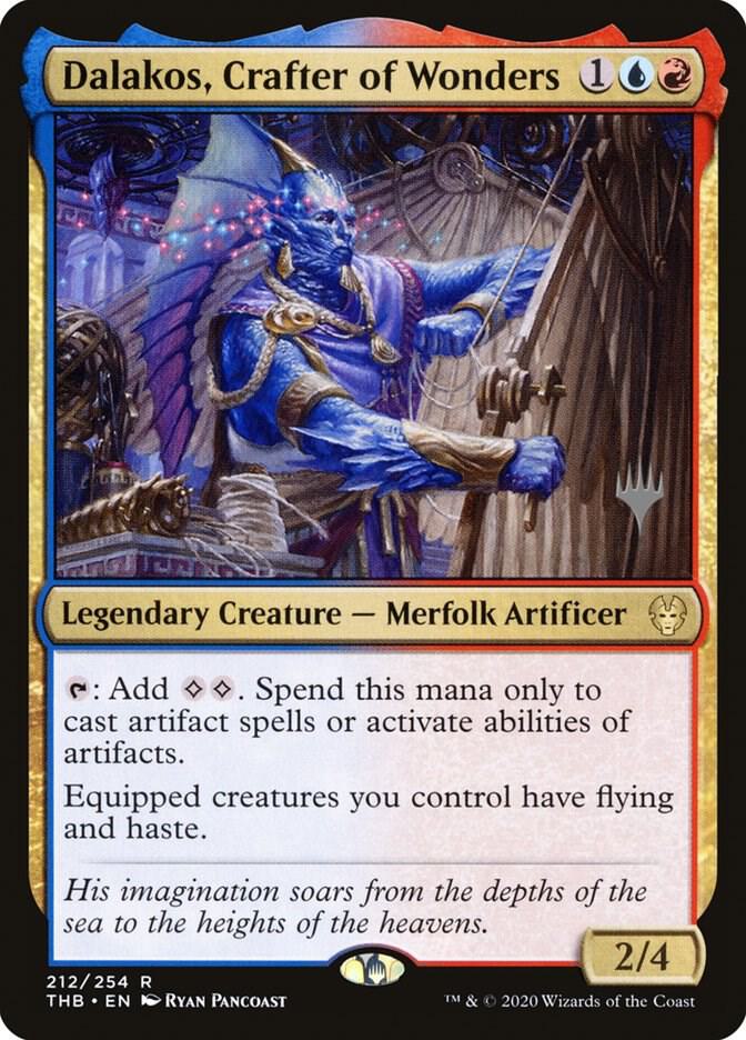Dalakos, Crafter of Wonders 212 card from Promo Pack: Theros Beyond Death
