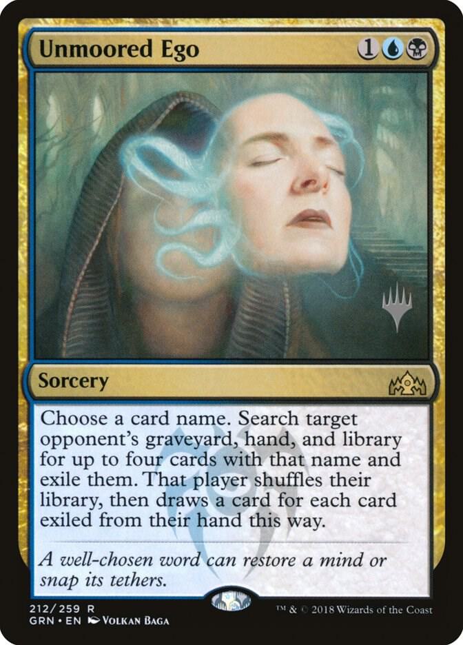 Unmoored Ego 212 card from Promo Pack: Theros Beyond Death