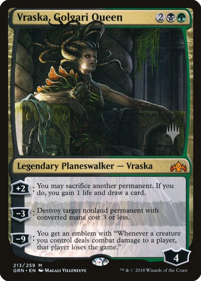 Vraska, Golgari Queen 213 card from Promo Pack: Theros Beyond Death