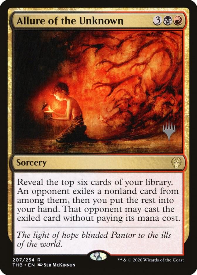 Allure of the Unknown 207 card from Promo Pack: Theros Beyond Death