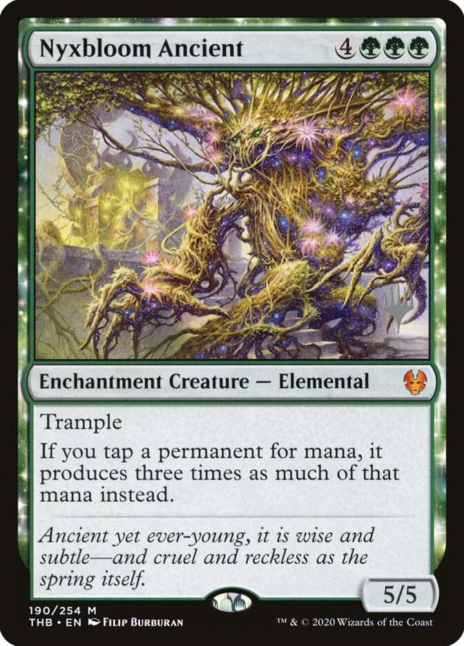 Nyxbloom Ancient 190 card from Promo Pack: Theros Beyond Death