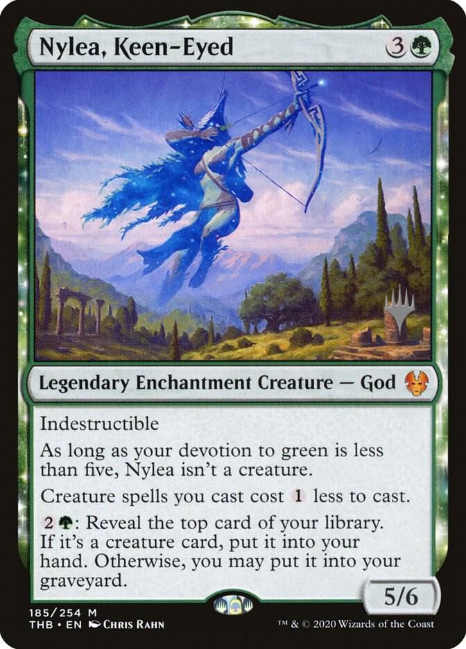 Nylea, Keen-Eyed 185 card from Promo Pack: Theros Beyond Death