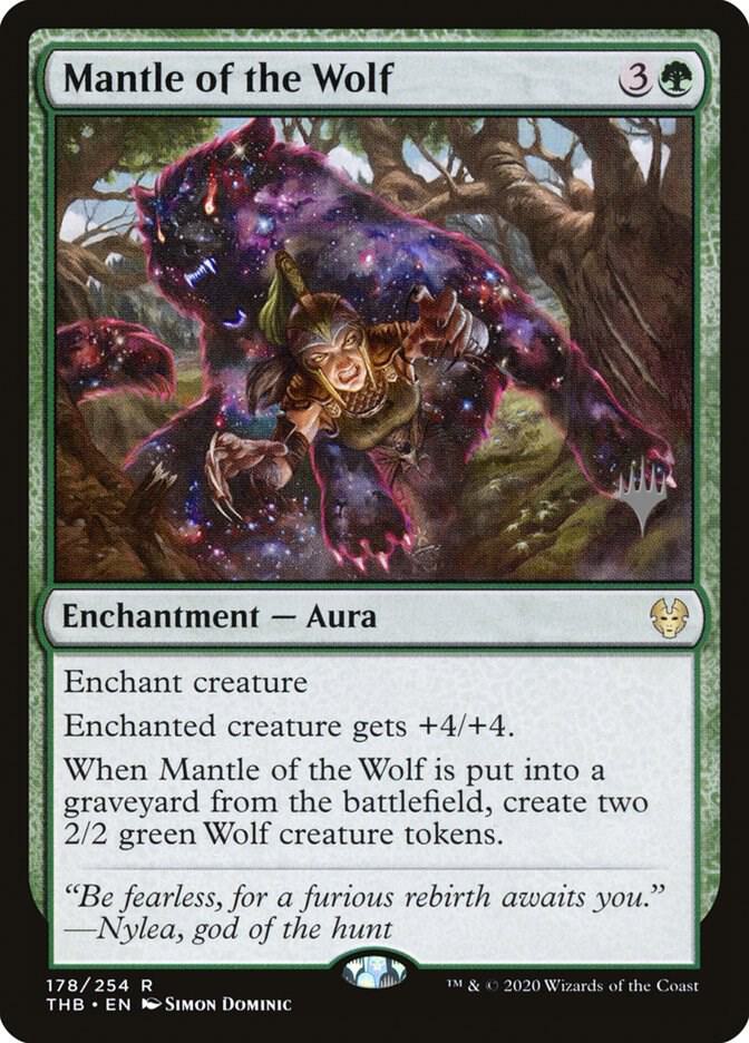 Mantle of the Wolf 178 card from Promo Pack: Theros Beyond Death