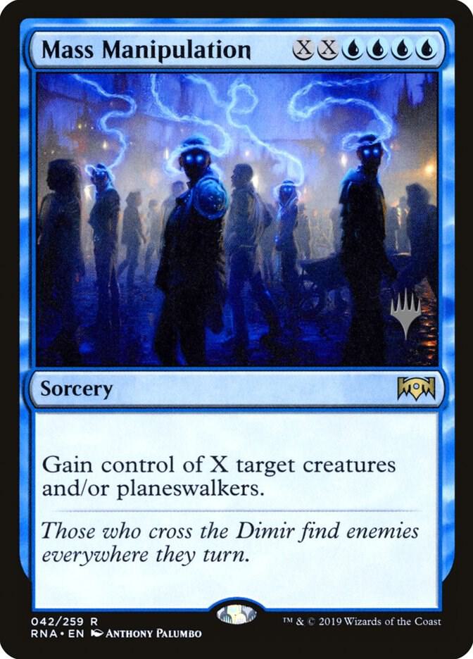 Mass Manipulation 42 card from Promo Pack: Theros Beyond Death