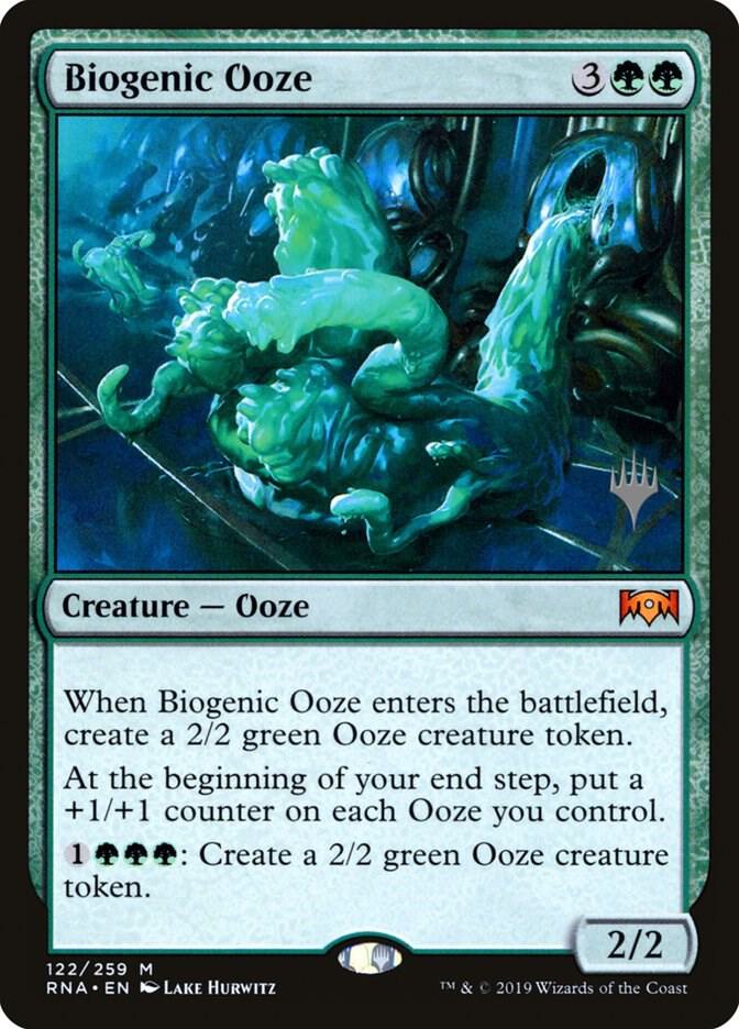 Biogenic Ooze 122 card from Promo Pack: Theros Beyond Death