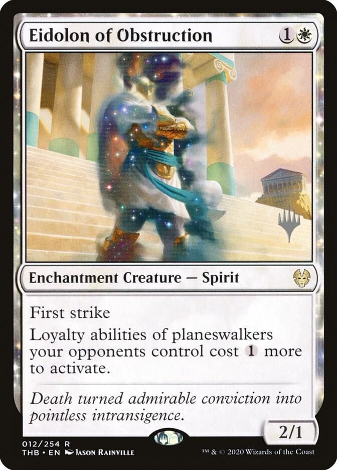 Eidolon of Obstruction 12 card from Promo Pack: Theros Beyond Death