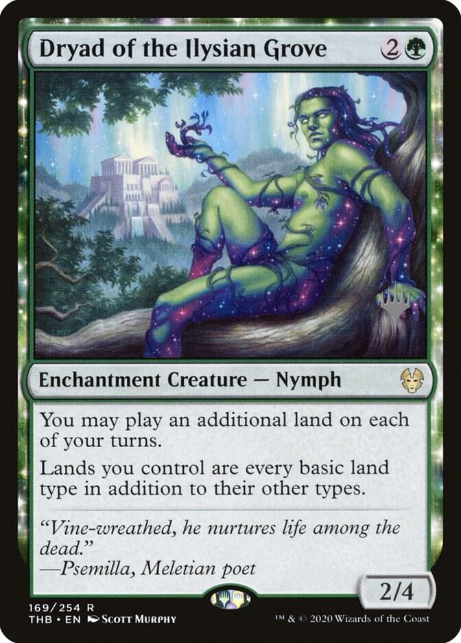 Dryad of the Ilysian Grove 169 card from Promo Pack: Theros Beyond Death