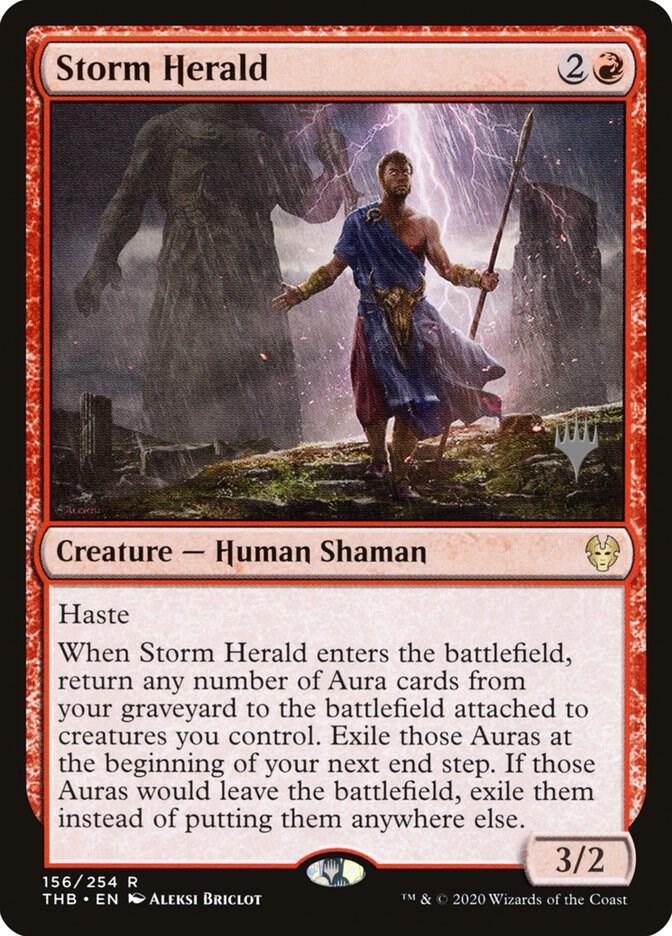 Storm Herald 156 card from Promo Pack: Theros Beyond Death