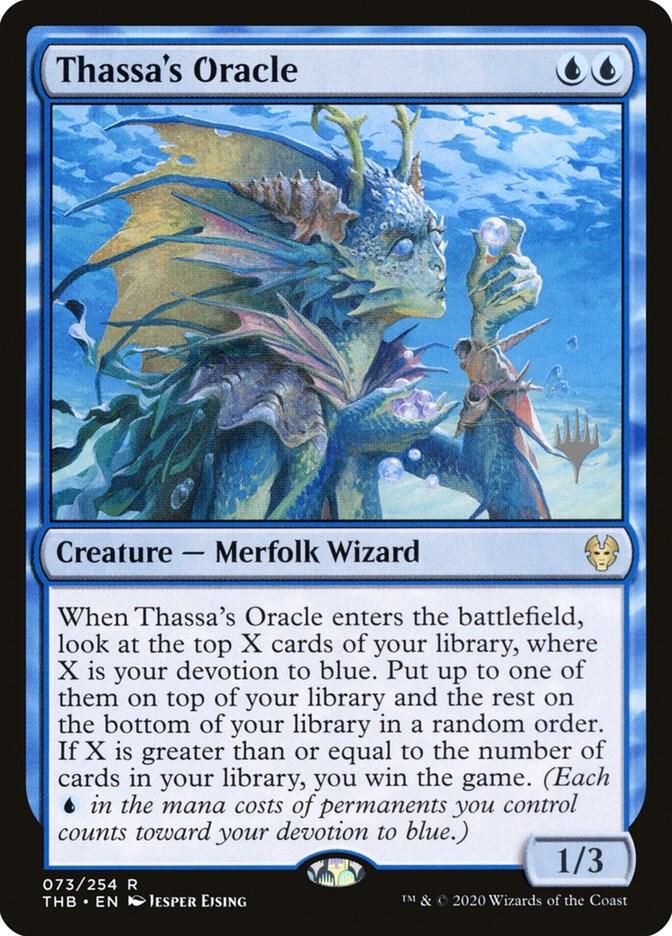 Thassa's Oracle 73 card from Promo Pack: Theros Beyond Death
