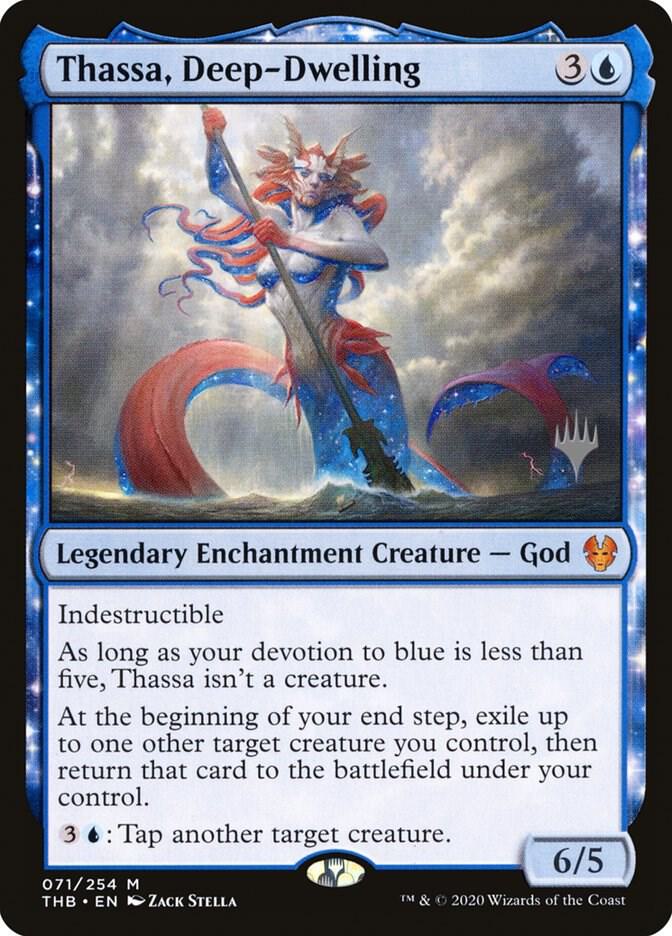Thassa, Deep-Dwelling 71 card from Promo Pack: Theros Beyond Death