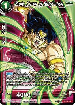 Broly, Crown of Retribution P-177 card from Promotion Cards