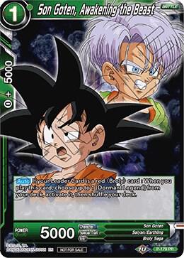Son Goten, Awakening the Beast P-179 card from Promotion Cards