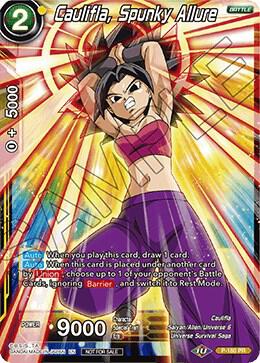 Caulifla, Spunky Allure P-180 card from Promotion Cards