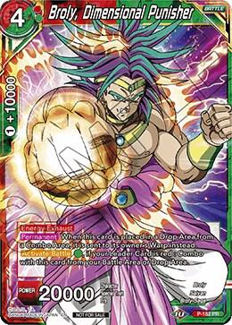 Broly, Dimensional Punisher P-182 card from Promotion Cards