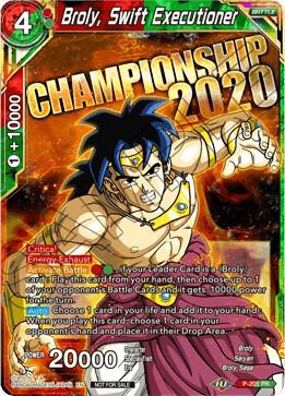 Broly, Swift Executioner P-205 card from Promotion Cards