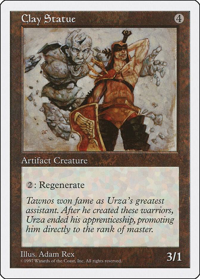 Clay Statue card from Fifth Edition