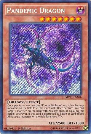 Pandemic Dragon MVP1-ENS06 card from The Dark Side of Dimensions Movie Pack: Secret Edition