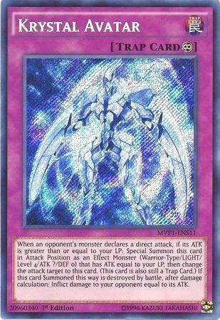 Krystal Avatar MVP1-ENS11 card from The Dark Side of Dimensions Movie Pack: Secret Edition