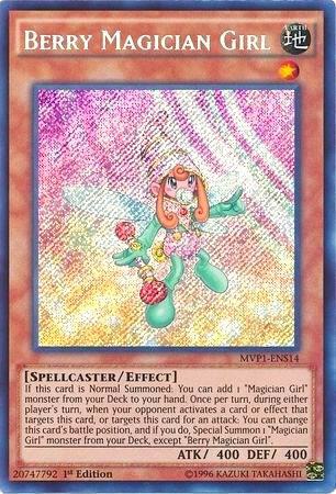 Berry Magician Girl MVP1-ENS14 card from The Dark Side of Dimensions Movie Pack: Secret Edition
