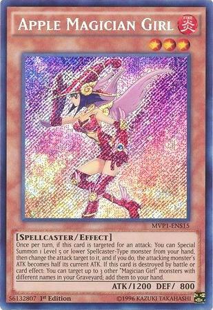 Apple Magician Girl MVP1-ENS15 card from The Dark Side of Dimensions Movie Pack: Secret Edition