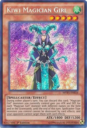 Kiwi Magician Girl MVP1-ENS16 card from The Dark Side of Dimensions Movie Pack: Secret Edition