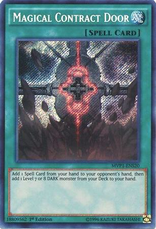 Magical Contract Door MVP1-ENS20 card from The Dark Side of Dimensions Movie Pack: Secret Edition