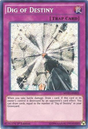 Dig of Destiny MVP1-ENS22 card from The Dark Side of Dimensions Movie Pack: Secret Edition