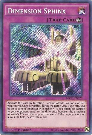 Dimension Sphinx MVP1-ENS23 card from The Dark Side of Dimensions Movie Pack: Secret Edition
