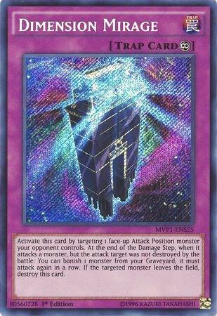 Dimension Mirage MVP1-ENS25 card from The Dark Side of Dimensions Movie Pack: Secret Edition