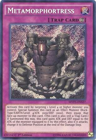 Metamorphortress MVP1-ENS27 card from The Dark Side of Dimensions Movie Pack: Secret Edition
