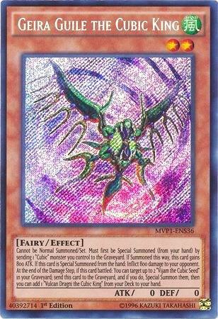 Geira Guile the Cubic King MVP1-ENS36 card from The Dark Side of Dimensions Movie Pack: Secret Edition