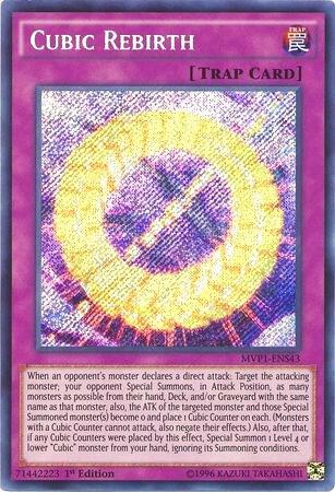 Cubic Rebirth MVP1-ENS43 card from The Dark Side of Dimensions Movie Pack: Secret Edition